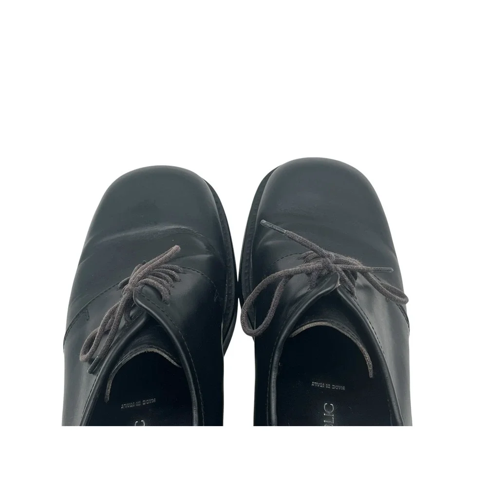 Banana Republic Men's Black Leather Dress Shoes Size 8 D Made in Italy